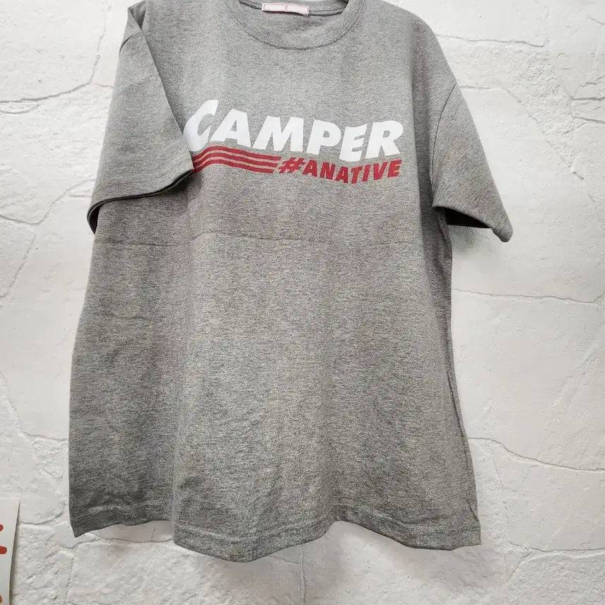 [BUNJANG] Lettering Summer Short Sleeve T-Shirt / 레터링여름반팔티 (새상품)