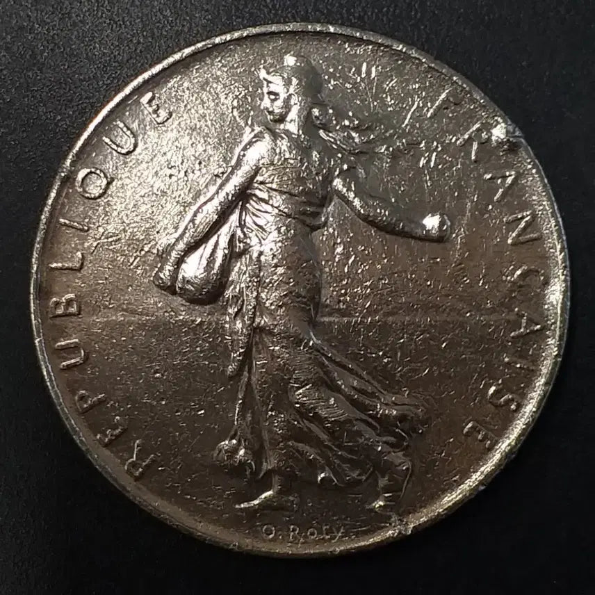 [BUNJANG] 1977 France 1 Franc Coin / 1977년 프랑스 1프랑 동전 w1167