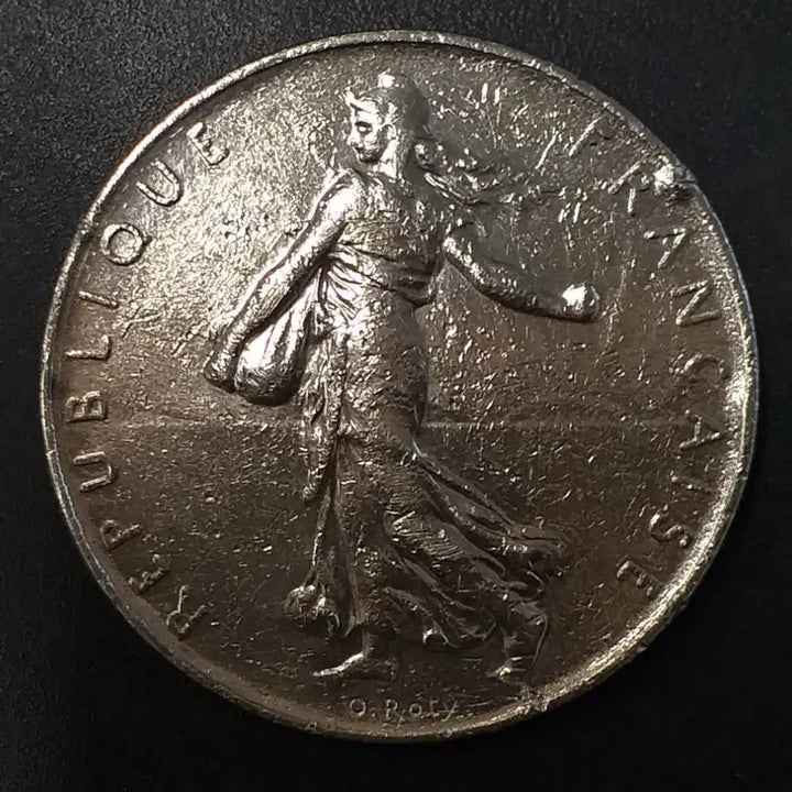 [BUNJANG] 1977 France 1 Franc Coin / 1977년 프랑스 1프랑 동전 w1167