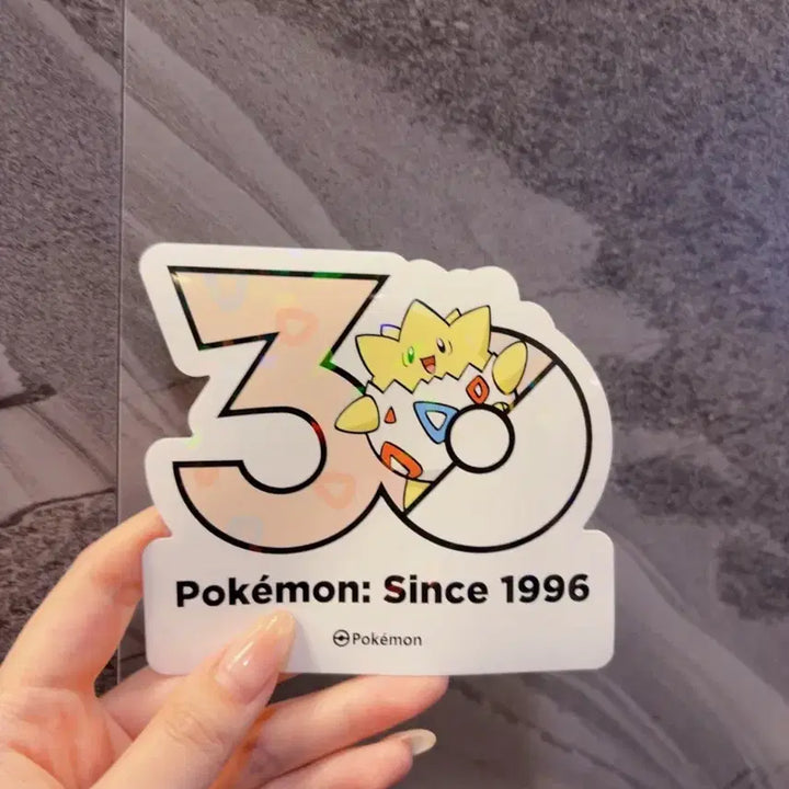 [BUNJANG] Pokemon Togepi 30th Anniversary Holographic Sticker / 토게피 포켓몬 30주년 스티커