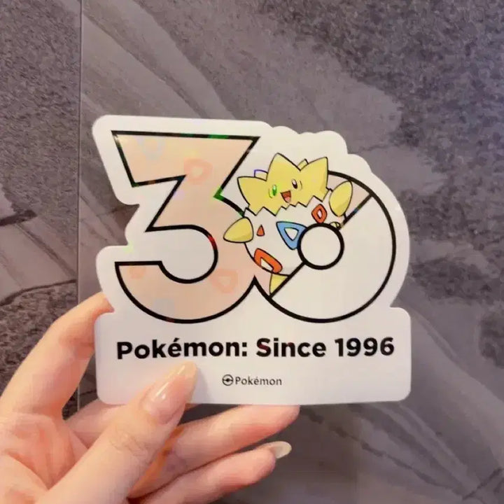 [BUNJANG] Pokemon Togepi 30th Anniversary Holographic Sticker / 토게피 포켓몬 30주년 스티커