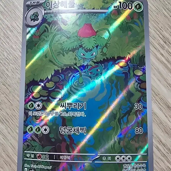 [BUNJANG] Pokemon Venusaur AR Card / 포켓몬 카드 이상해꽃 AR 카드