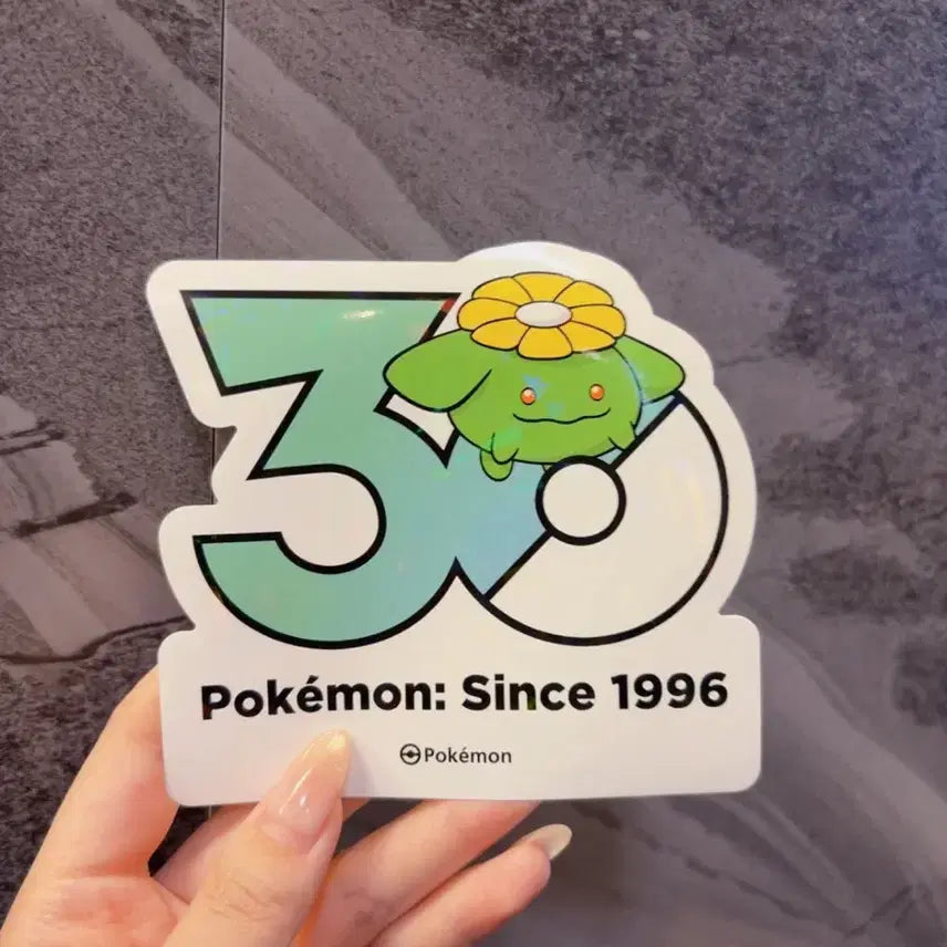 [BUNJANG] Duco Pokemon 30th Anniversary Hologram Sticker / 두코 포켓몬 30주년 기념 스티커