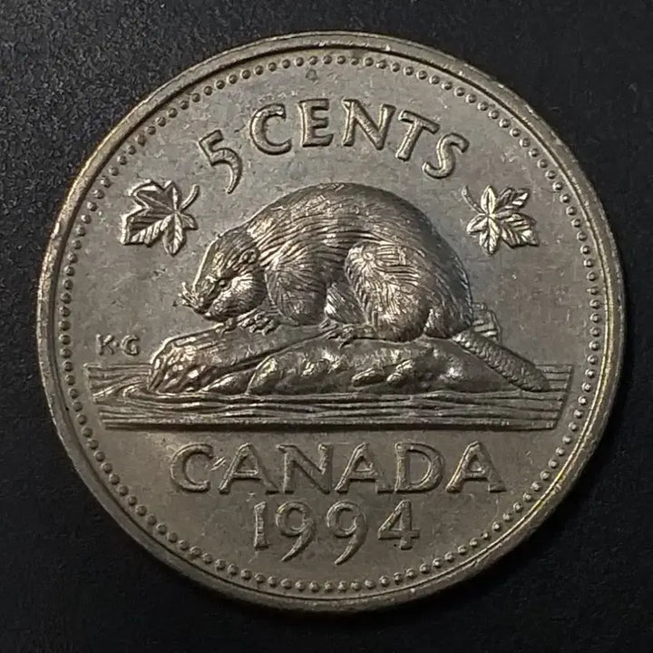 [BUNJANG] 1994 Canada 5 Cents Coin / 1994년 캐나다 5센트 동전 w1171