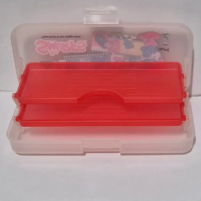 [BUNJANG] Classic Smurfs 3-Tier Pencil Case / 고전 스머프 3단 필통