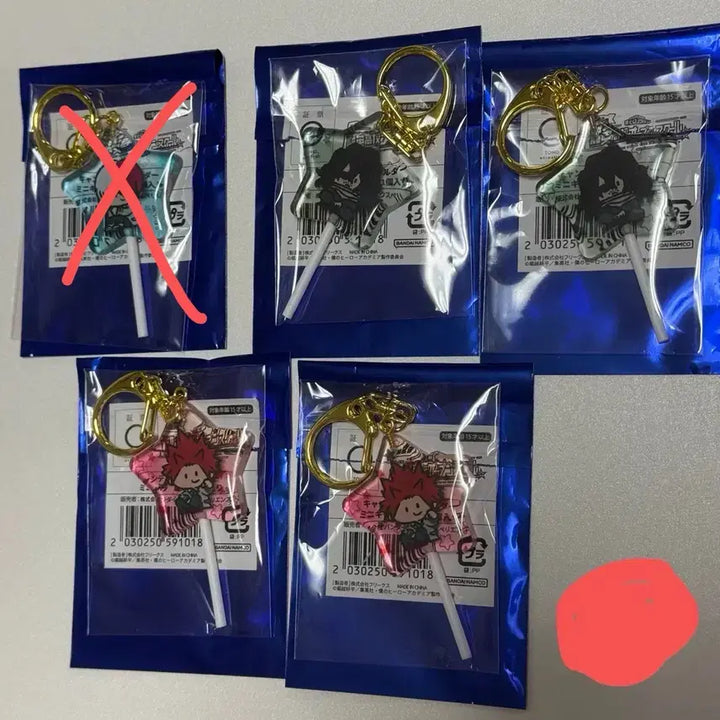 [BUNJANG] My Hero Academia Open School Candy Keychain / (원가이하) 히로아카 오픈스쿨 캔디 키링