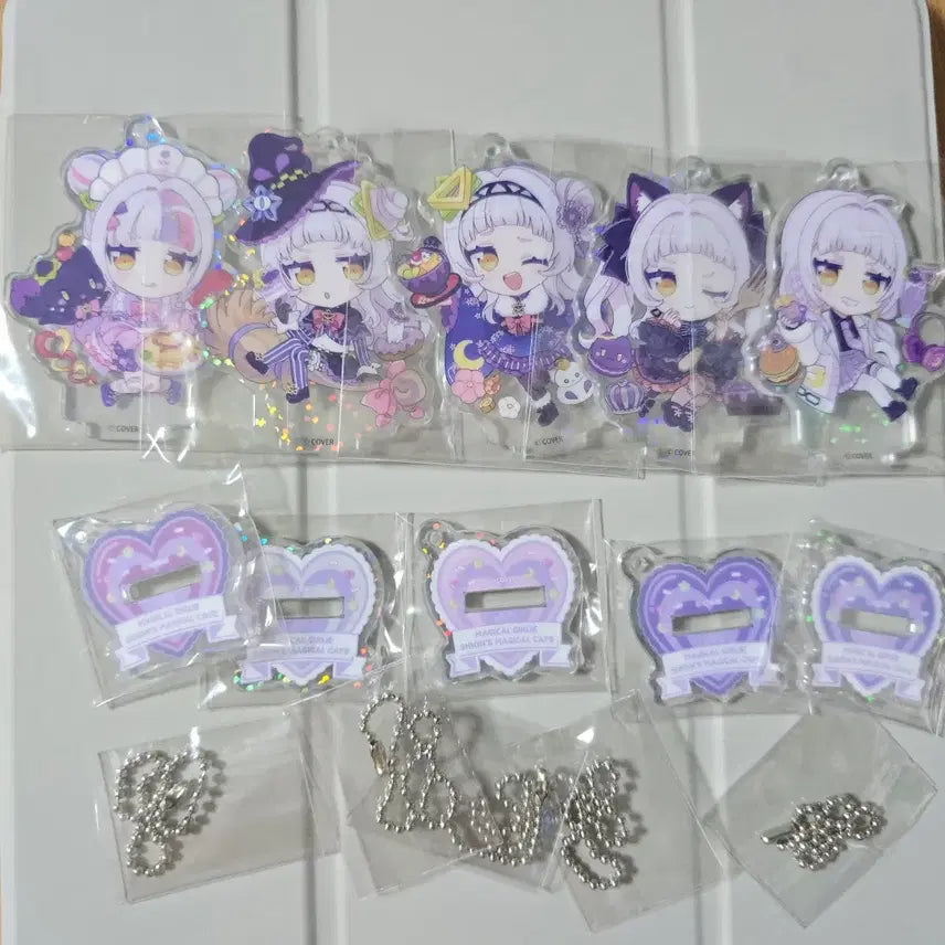 [BUNJANG] Hololive Murasaki Shion Acrylic Standee &amp; Keychain Bundle / 홀로라이브 무라사키 시온 아크릴 일괄