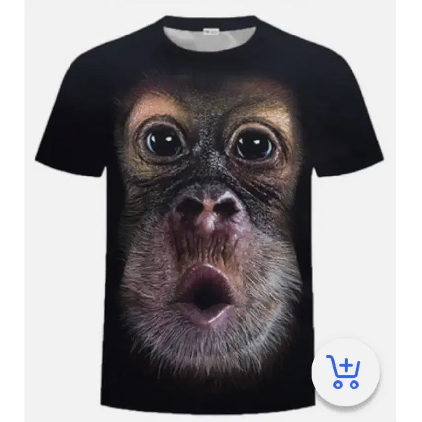 [BUNJANG] Funny Gorilla T-Shirt XL / 고릴라 티셔츠 웃긴 티셔츠 쓸없선