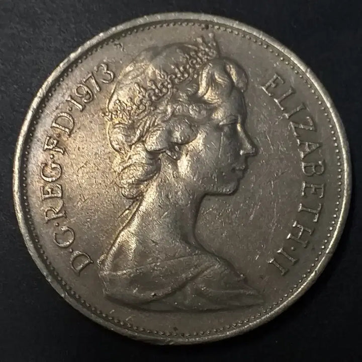[BUNJANG] 1973 United Kingdom 10 Pence Coin / 1973년 영국 10펜스 동전 w1178