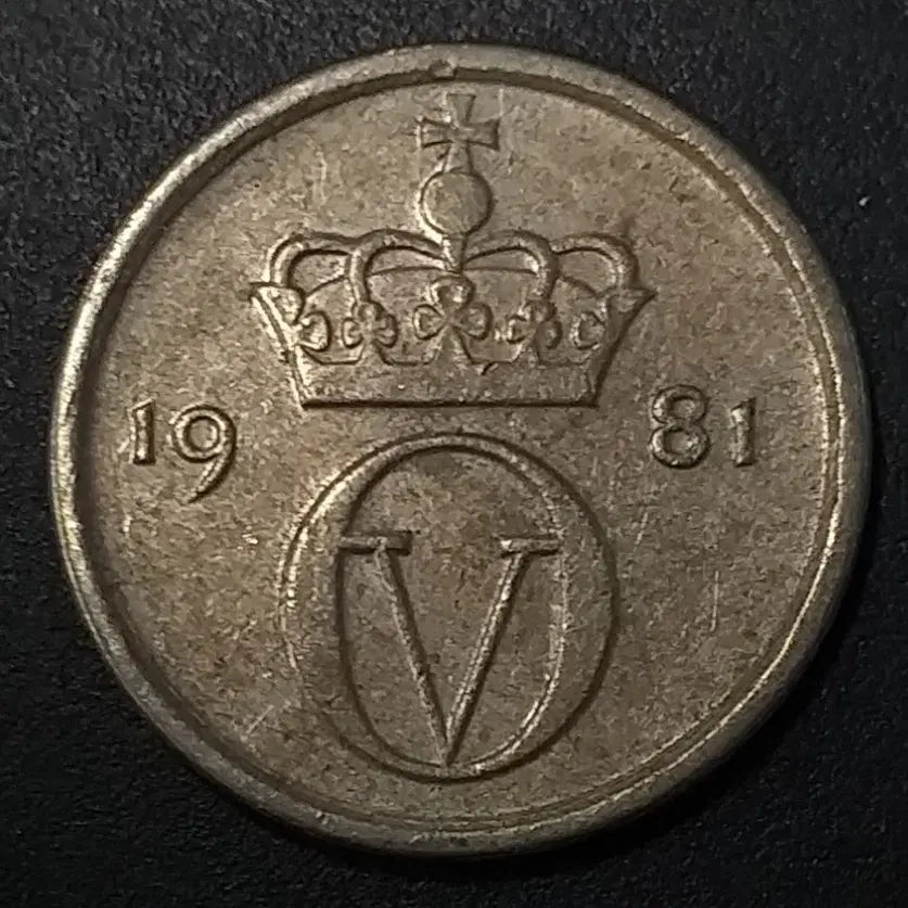 [BUNJANG] 1981 Norway 10 Ore Coin / 1981년 노르웨이 10오레 동전 w1179