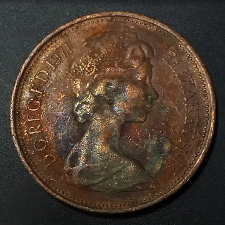 [BUNJANG] 1971 United Kingdom 2 Pence Coin / 1971년 영국 2펜스 동전 w1187