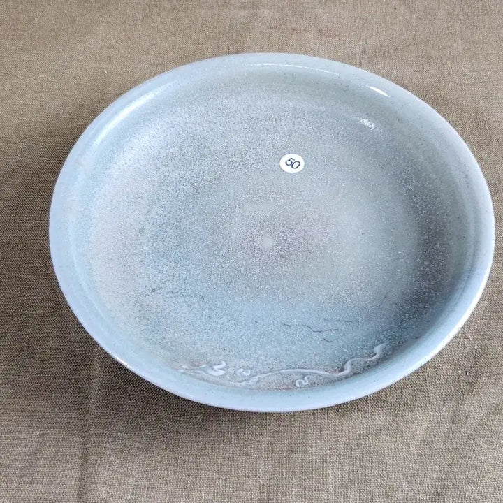 [BUNJANG] Chinese Celadon Plate with Relief Pattern / 중국도자기 양각문양 청자접시