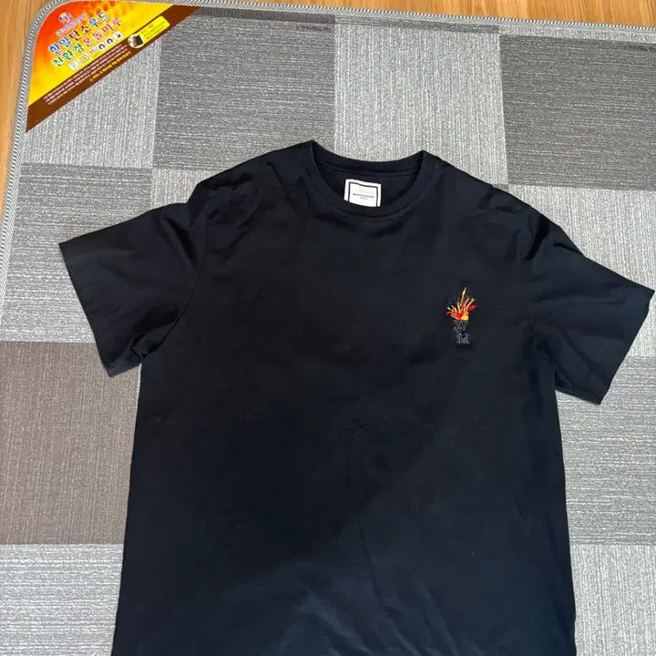[BUNJANG] Wooyoungmi Volcano Graphic T-Shirt Black / 우영미 볼케이노  반팔 블랙 46. A급
