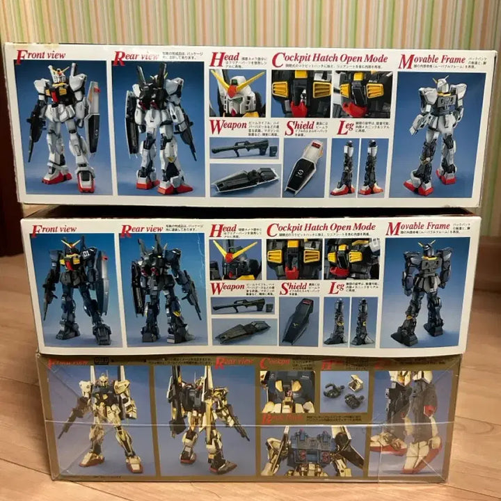[BUNJANG] Mobile Suit Z Gundam 3-Type Set (Mark II, AEUG, Titans, Hyaku Shiki) 1.0 Old Edition / 기동전사 Z건담 3종(마크2에우고,티탄즈,백식) 1.0구판