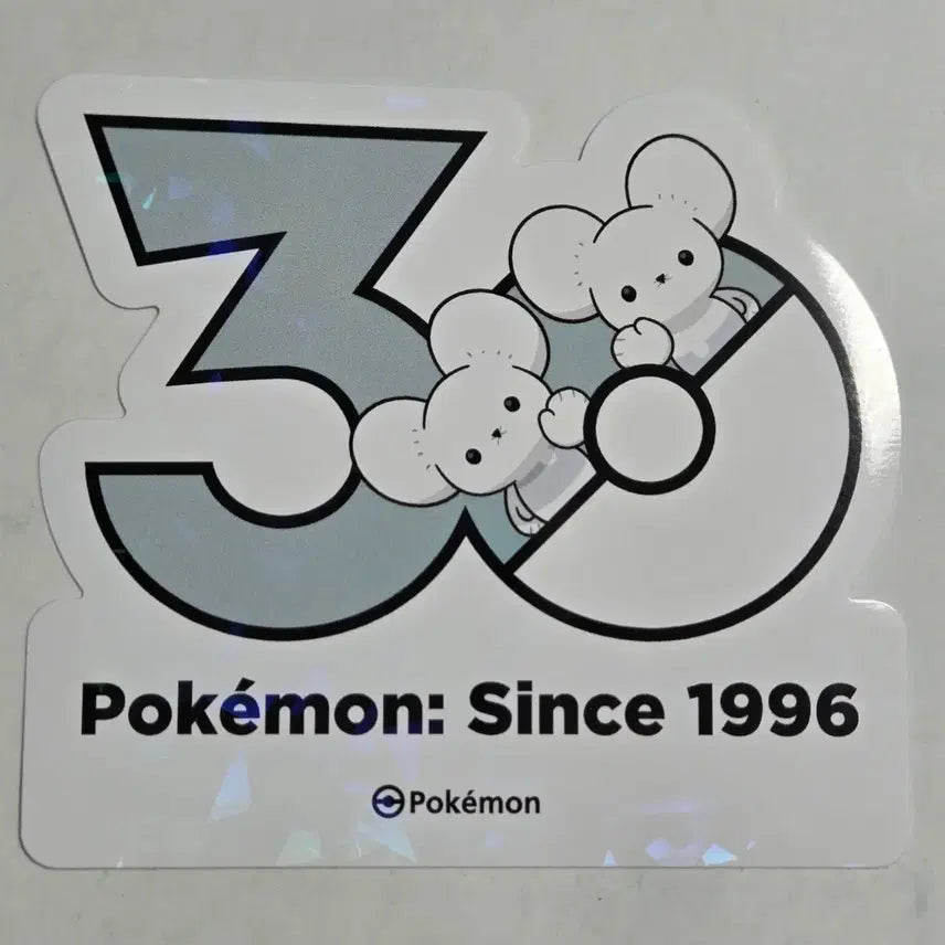[BUNJANG] Pokemon 30th Anniversary Logo Stickers - Dodrio, Octillery, Sentret / 포켓몬 30주년 로고 스티커 다꼬리 누리공 두리쥐 판매