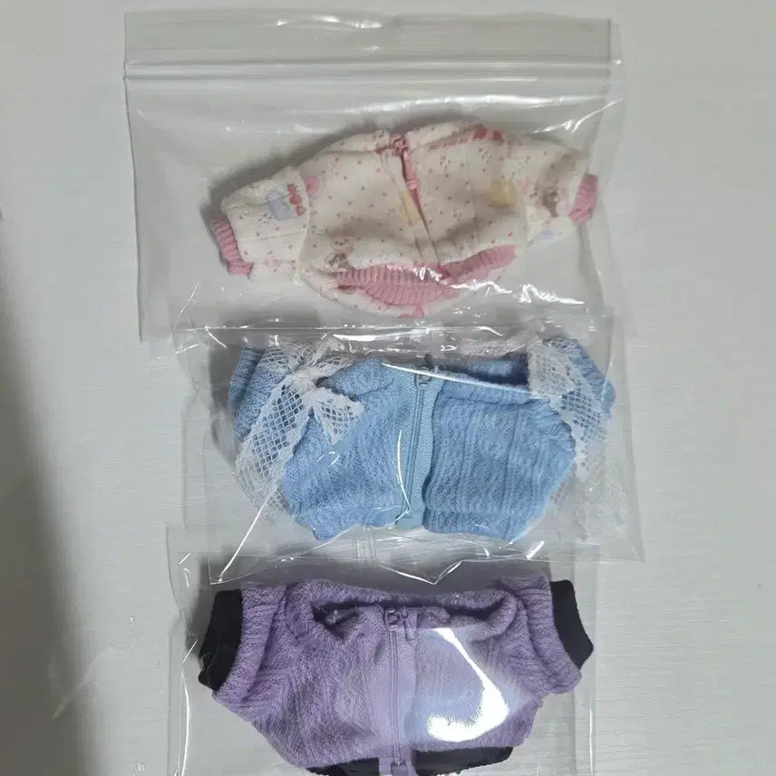 [BUNJANG] 10cm Doll Jersey Set / 10cm 솜인형 져지 3개 양도합니다 솜옷장 떨옷