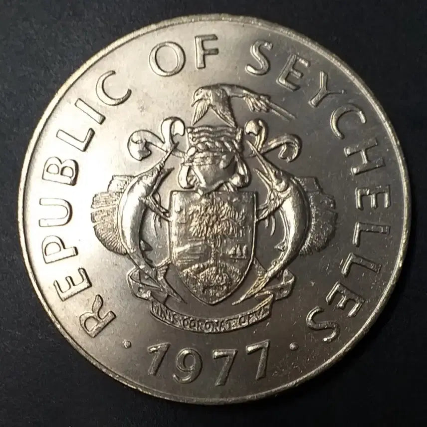 [BUNJANG] 1977 Seychelles 10 Rupees Coin / [미사용][대형][희귀] 1977년 세이셸공화국 10루피 주화 w1191