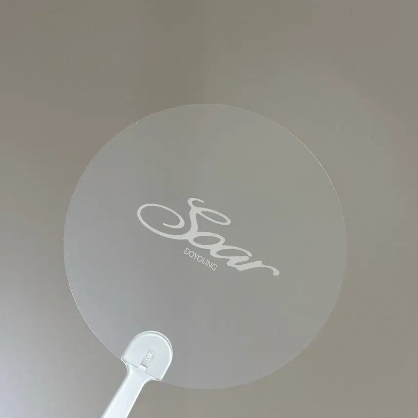 [BUNJANG] NCT Do Young Soar Solo Pre-Recording Transparent Fan / NCT127 도영 부채 Soar 솔로 사전녹화 역조공