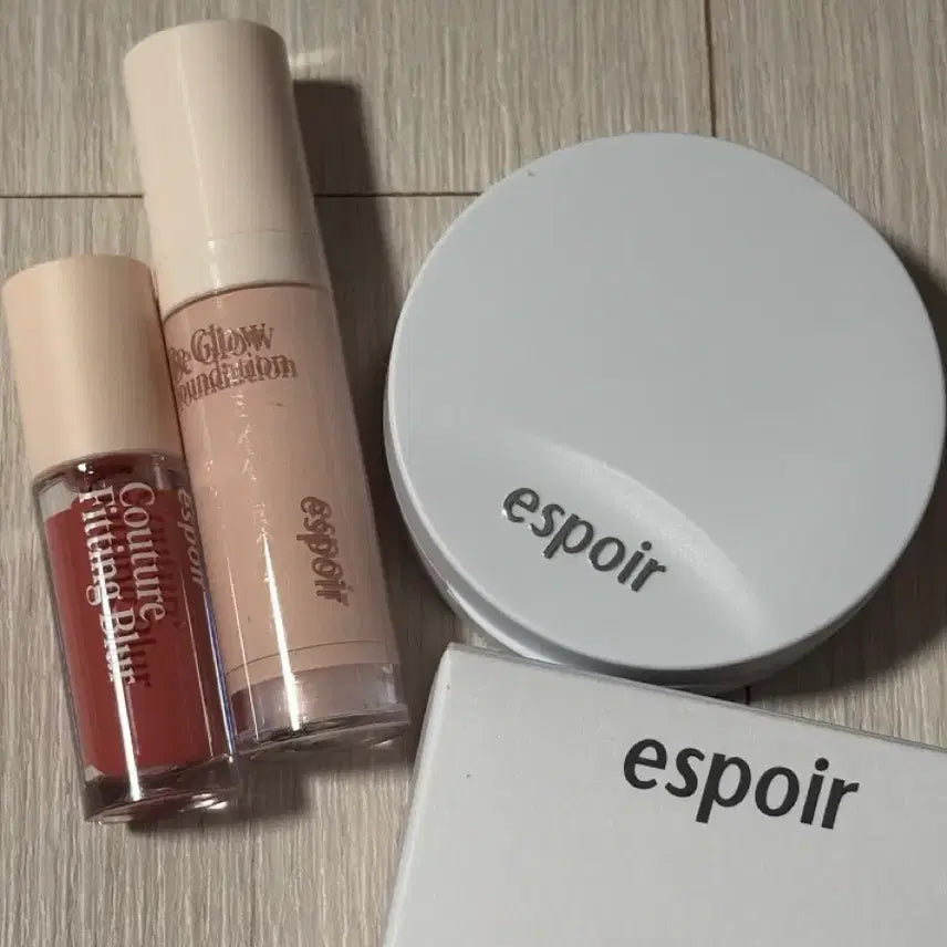 [SOLD OUT] 에스쁘아 미니쿠션+립틴트+파운데이션 일괄