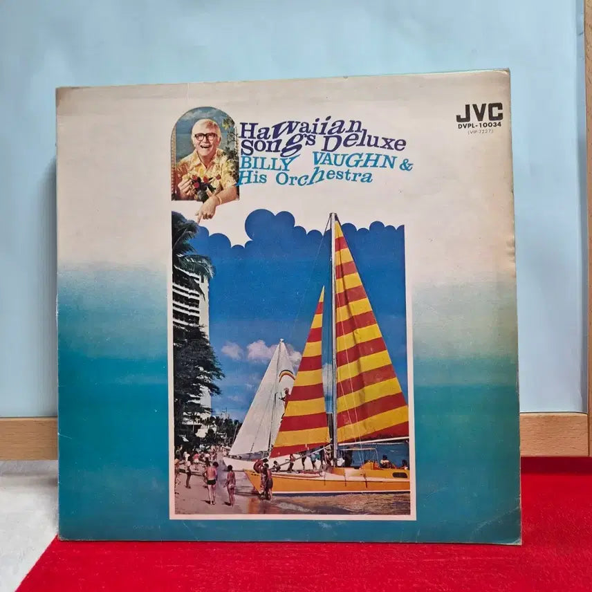 [BUNJANG] JVC Billy Vaughn Hawaiian Album Vinyl Record / JVC 빌리 본 하와이안 앨범 레코드판 5804