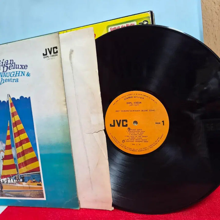 [BUNJANG] JVC Billy Vaughn Hawaiian Album Vinyl Record / JVC 빌리 본 하와이안 앨범 레코드판 5804