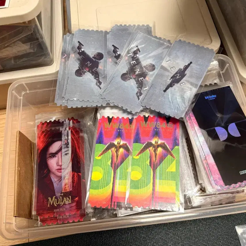 [BUNJANG] Tenet, Mulan, Wonder Woman Original Tickets Bundle / 테넷 오리지널티켓 2종일괄 원더우먼 뮬란 오티 크리스토퍼놀란디즈니영화굿즈