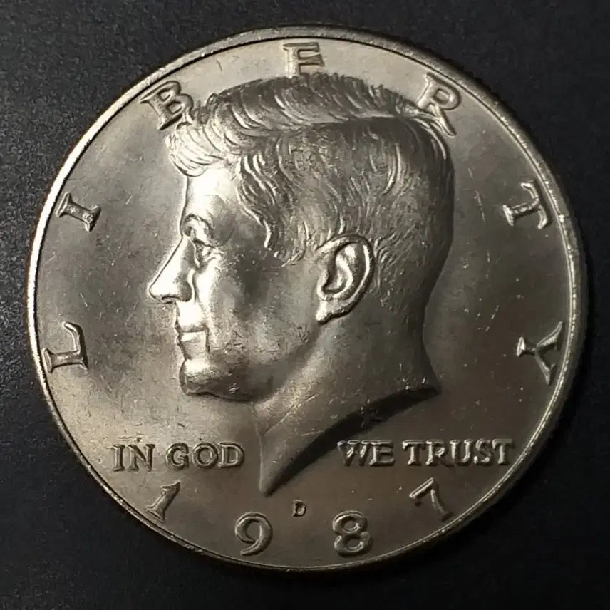 [BUNJANG] 1987 Kennedy Half Dollar / 1987년 미국 케네디 하프달러 w1194