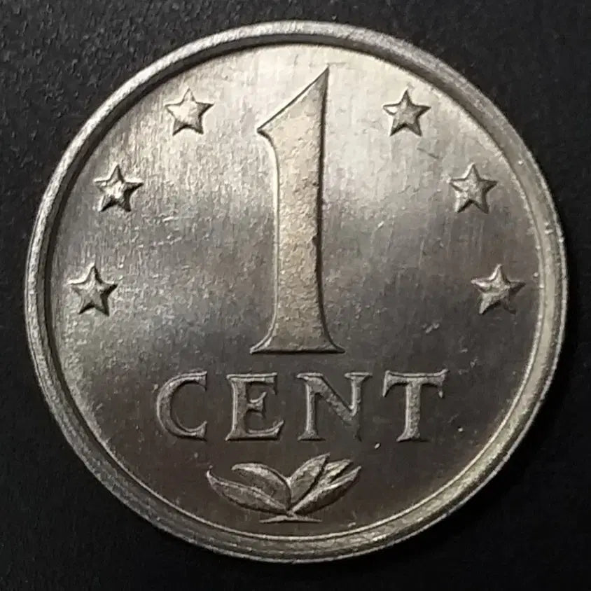[BUNJANG] 1984 Netherlands Antilles 1 Cent Coin / [미사용][희귀] 1984년 네덜란드령 안틸레스 1센트 동전 w1195