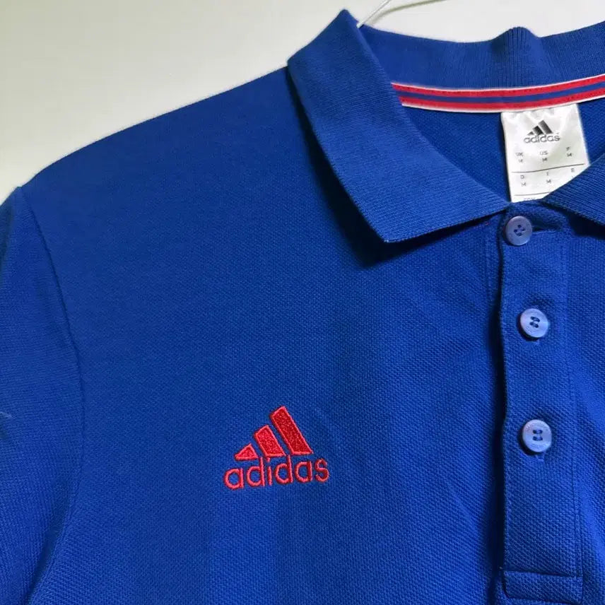 [BUNJANG] Adidas Manchester United Polo T-Shirt Blue / 아디다스 맨유 폴로 반팔 티셔츠 블루