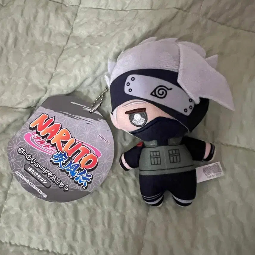 [BUNJANG] Naruto Kakashi Chain Mascot Plush / 나루토 카카시 볼체인 마스코트 인형 누이