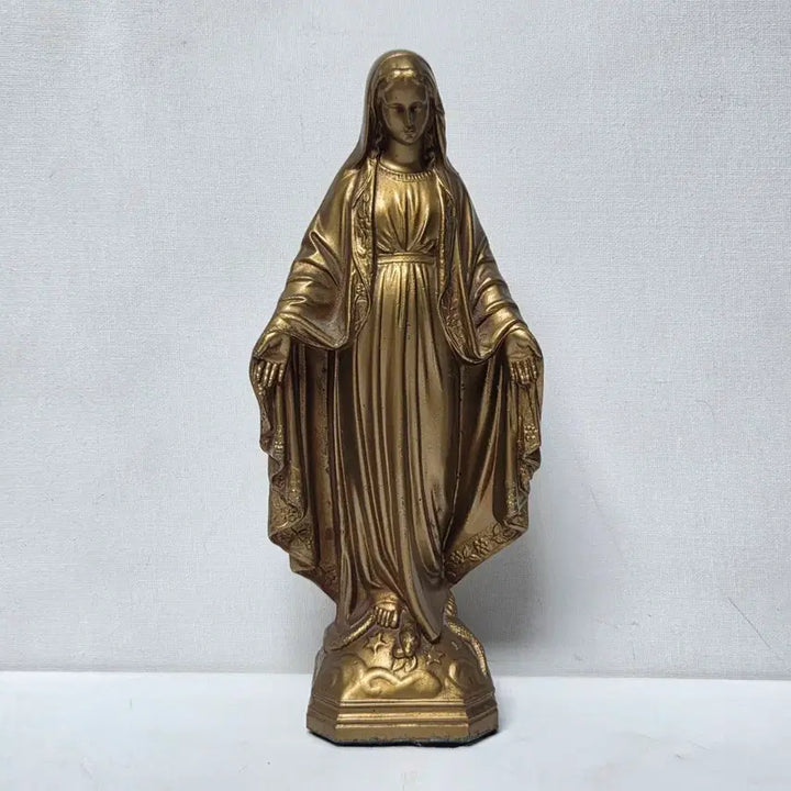 [BUNJANG] 1980s Italian Metal Virgin Mary Catholic Religious Item / 80년대 이탈리아 금속 성모마리아 가톨릭 성물 성모마리아