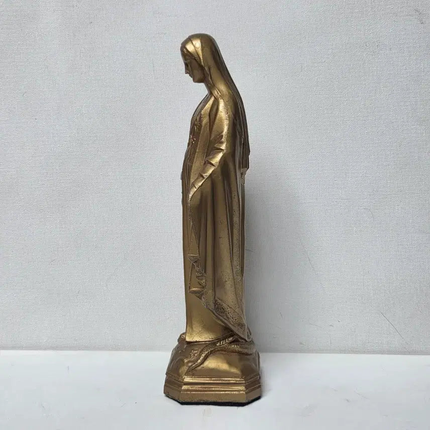 [BUNJANG] 1980s Italian Metal Virgin Mary Catholic Religious Item / 80년대 이탈리아 금속 성모마리아 가톨릭 성물 성모마리아