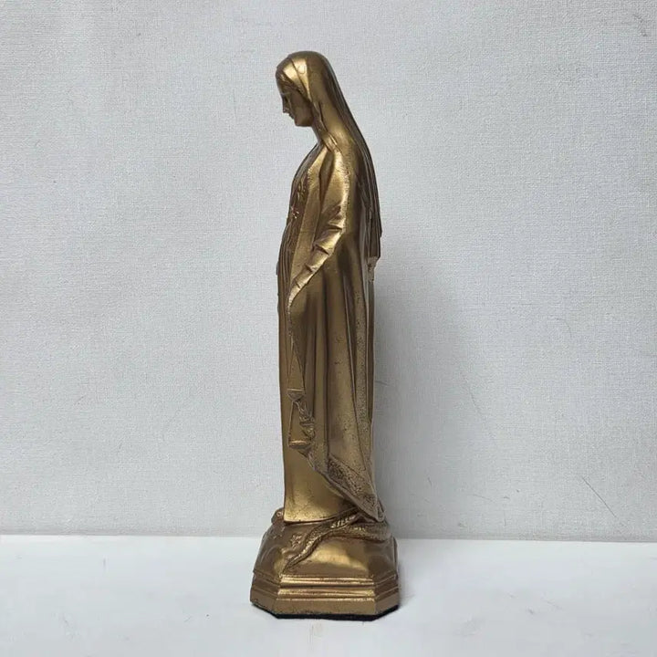 [BUNJANG] 1980s Italian Metal Virgin Mary Catholic Religious Item / 80년대 이탈리아 금속 성모마리아 가톨릭 성물 성모마리아
