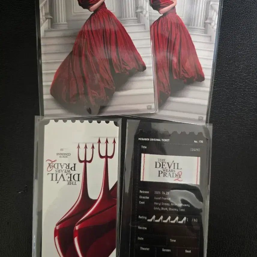 [BUNJANG] The Devil Wears Prada 2 Original Ticket + Postcard Set / 악마는 프라다를 입는다2 오리지널 티켓+엽서