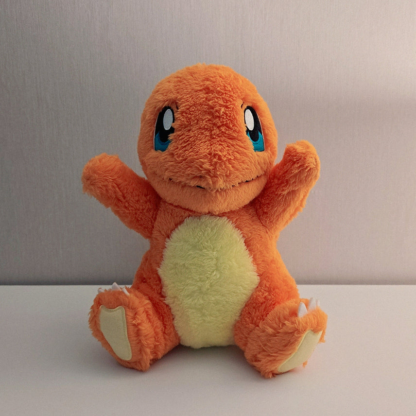 [BUNJANG] Bandai Charmander Fluffy Medium Plush / 포켓몬 파이리 복슬복슬 중형 인형