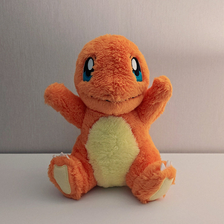 [BUNJANG] Bandai Charmander Fluffy Medium Plush / 포켓몬 파이리 복슬복슬 중형 인형