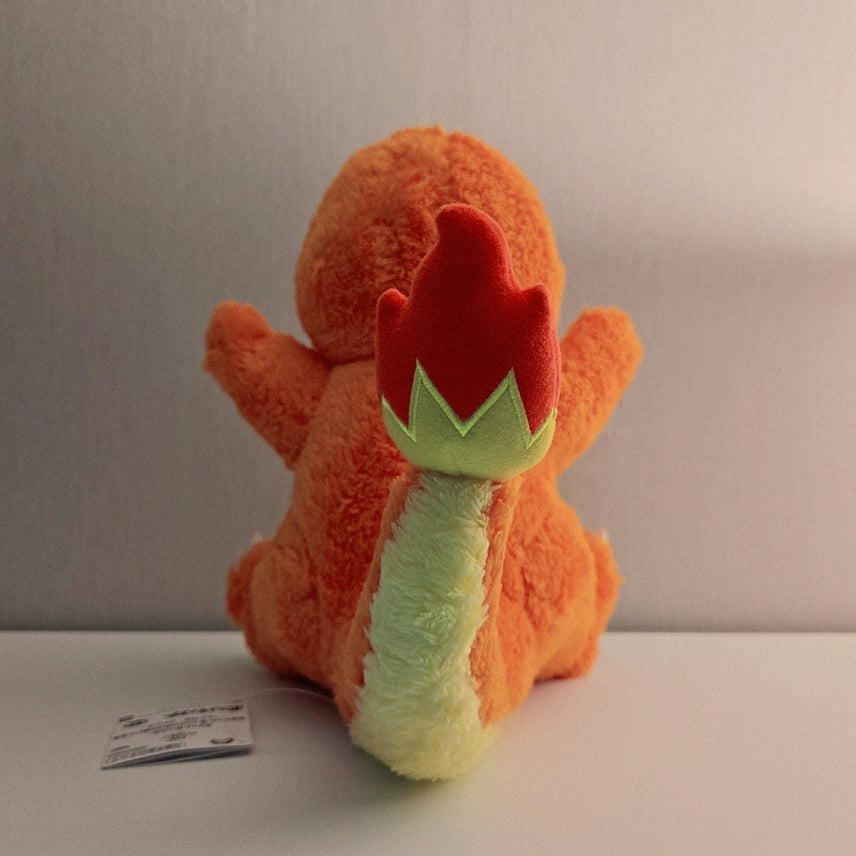 [BUNJANG] Bandai Charmander Fluffy Medium Plush / 포켓몬 파이리 복슬복슬 중형 인형