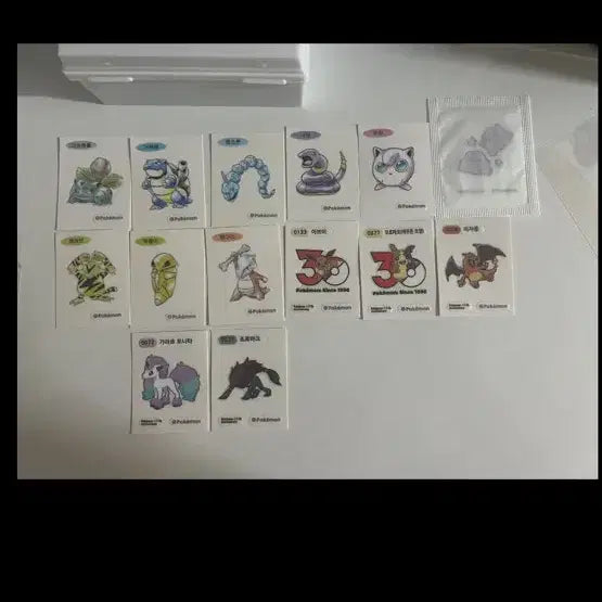 [BUNJANG] Pokemon 30th Anniversary Sticker Set / 포켓몬 30주년 띠부씰