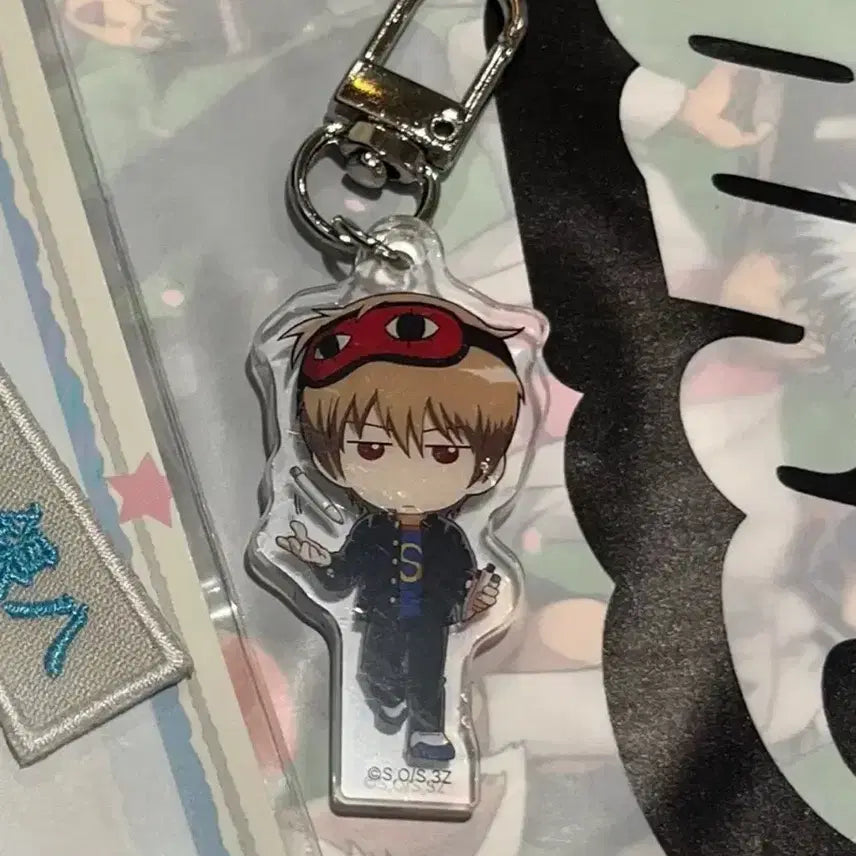 [BUNJANG] Gintama Sanjyo Edition Omake Pop-up SD Acrylic Keychain - Sougo / 은혼 삼젯 오마케 팝업 sd 아크릴 키링 소고