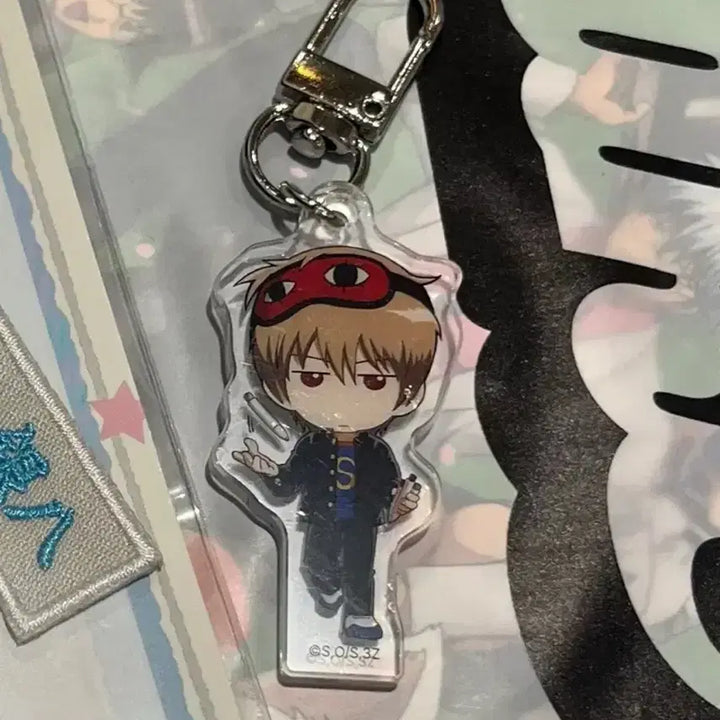 [BUNJANG] Gintama Sanjyo Edition Omake Pop-up SD Acrylic Keychain - Sougo / 은혼 삼젯 오마케 팝업 sd 아크릴 키링 소고