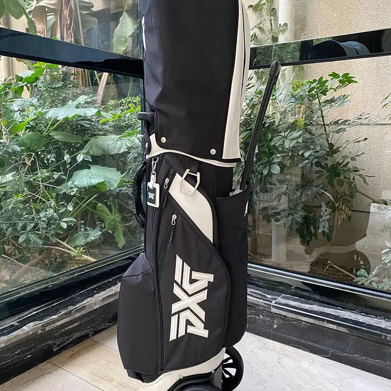 [BUNJANG] Wheeled Golf Bag Caddy Bag - Black / 바퀴형 골프백 휠캐디백  (블랙)