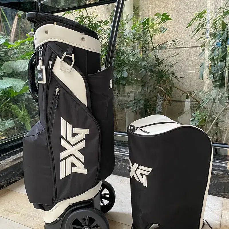 [BUNJANG] Wheeled Golf Bag Caddy Bag - Black / 바퀴형 골프백 휠캐디백  (블랙)