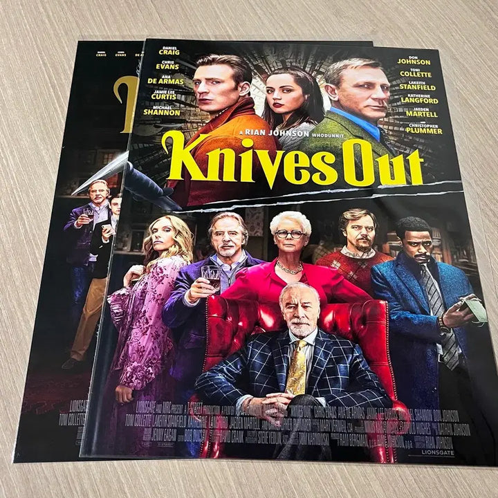 [BUNJANG] Knives Out Original Poster Set / 2종일괄)나이브스 아웃 오리지널 포스터