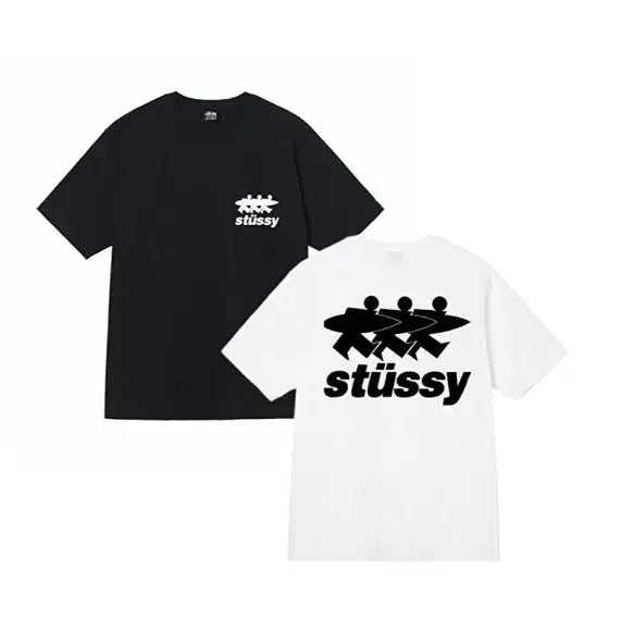 [BUNJANG] Stussy Surfer Work Short Sleeve T-Shirt / 스투시 서퍼워크반팔 티셔츠