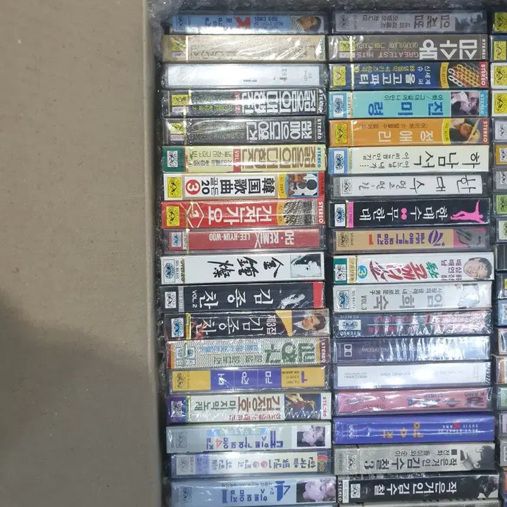 [BUNJANG] Collection of Unsealed Retro Cassette Tapes (Various) / 추억의 카세트 테이프 모음 (다수) 비개봉 입니다