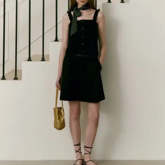 [BUNJANG] Moat Anna Lace Bustier Black / 모우트 안나 레이스 뷔스티에 블랙