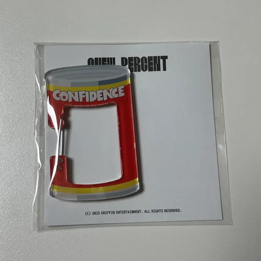 [BUNJANG] SHINee Onew Percent Popup Acrylic Carabiner Type A (Sealed) / [온유] 샤이니 온유 퍼센트 팝업 아크릴 카라비너 A타입 (미개봉)