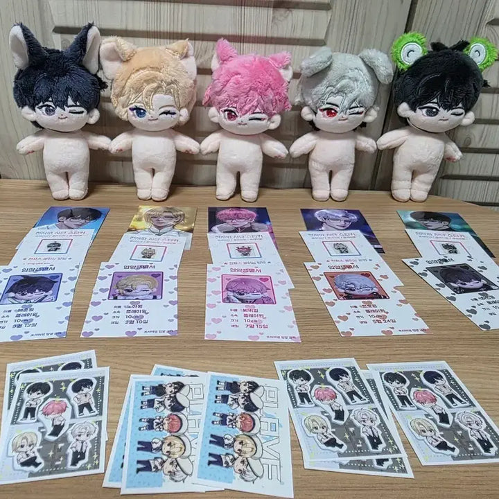 [BUNJANG] PLAVE PLIVE Set Plush / 플레이브 인형 플레이윙 세트