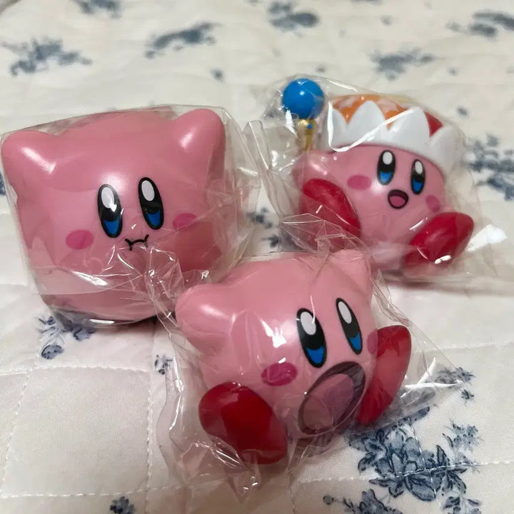 [BUNJANG] Kirby Wobbly Figure Set (3 Types) / [단순보관] 별의커비 유라유라 오뚝이 피규어 3종
