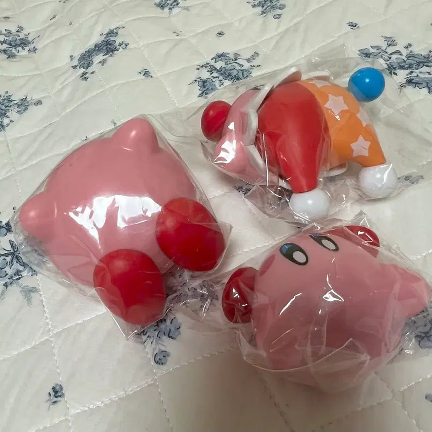 [BUNJANG] Kirby Wobbly Figure Set (3 Types) / [단순보관] 별의커비 유라유라 오뚝이 피규어 3종